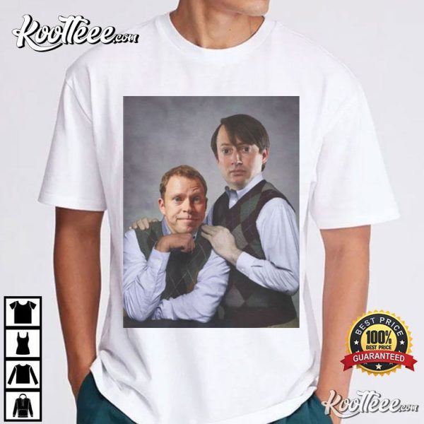 Peep Show Jeremy Usbourne x Mark Corrigan Step Brothers Parody T-Shirt