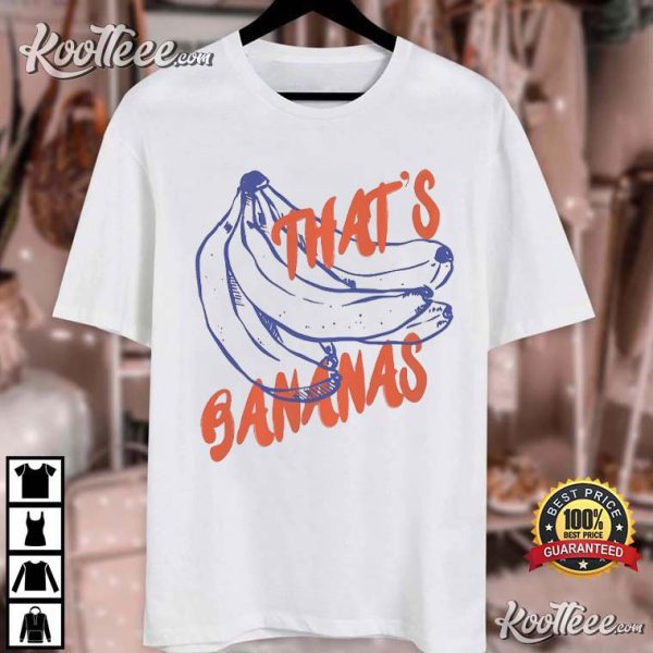 Bananas Funny Fruit Retro T-Shirt