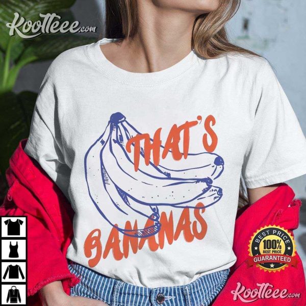 Bananas Funny Fruit Retro T-Shirt