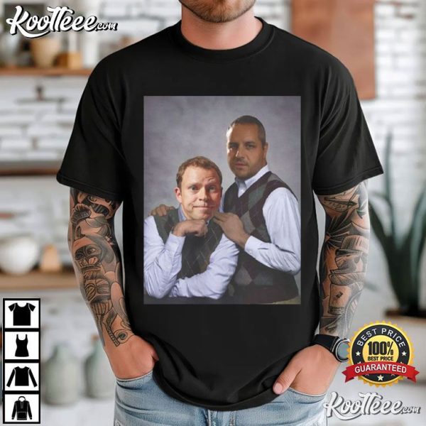 Peep Show Big Mad Andy x Jez Step Brothers Parody T-Shirt