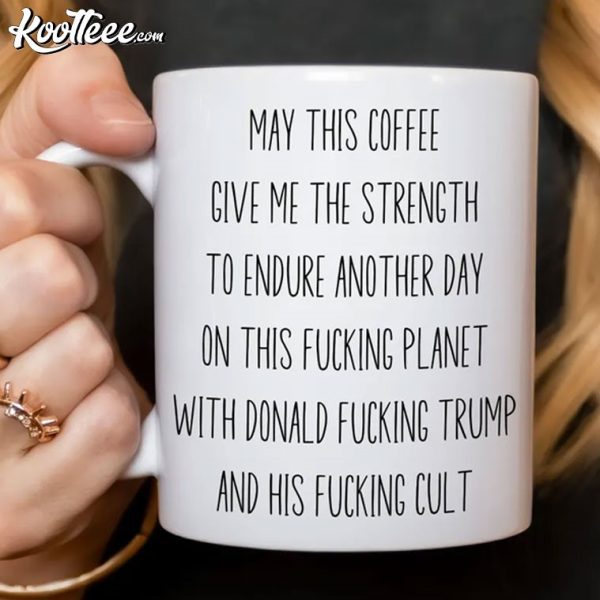 Funny Anti Trump Coffee Lover Political Mug