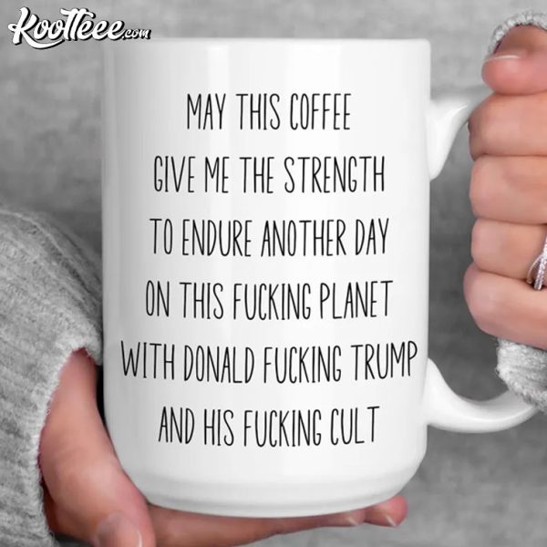 Funny Anti Trump Coffee Lover Political Mug