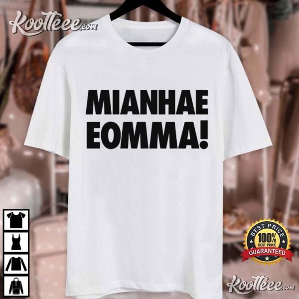 Mianhae Eomma J-Hope Hobi K-Pop Fan T-Shirt