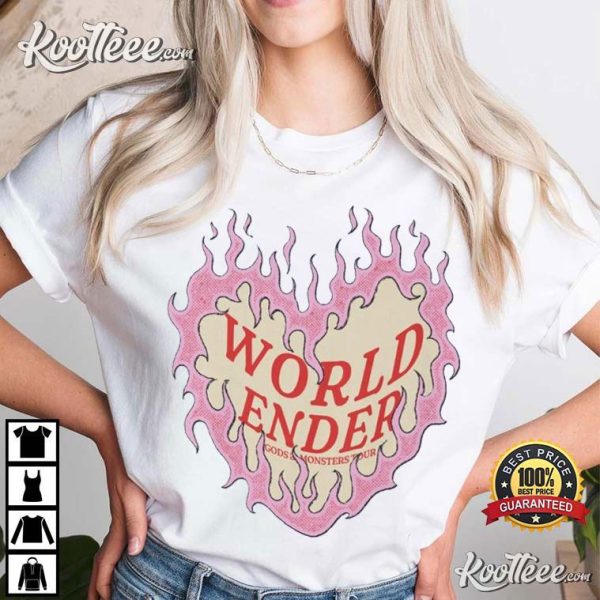 Book Of Azrael World Ender Dark Romance Gods And Monsters T-Shirt