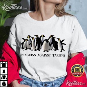 Penguins Against Tariffs Resistance Anti MAGA T-Shirt Penguins Against Tariffs Resistance Anti MAGA T Shirt 1 (2)