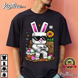 Happy Easter Day Bunny Egg Gamer T-Shirt