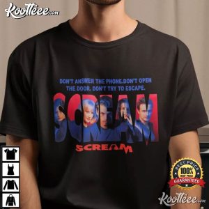 Scream Retro Vintage Horror Movie T-Shirt Scream Retro Vintage Horror Movie T Shirt (3)