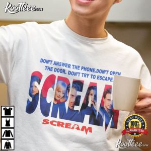 Scream Retro Vintage Horror Movie T-Shirt Scream Retro Vintage Horror Movie T Shirt (4)