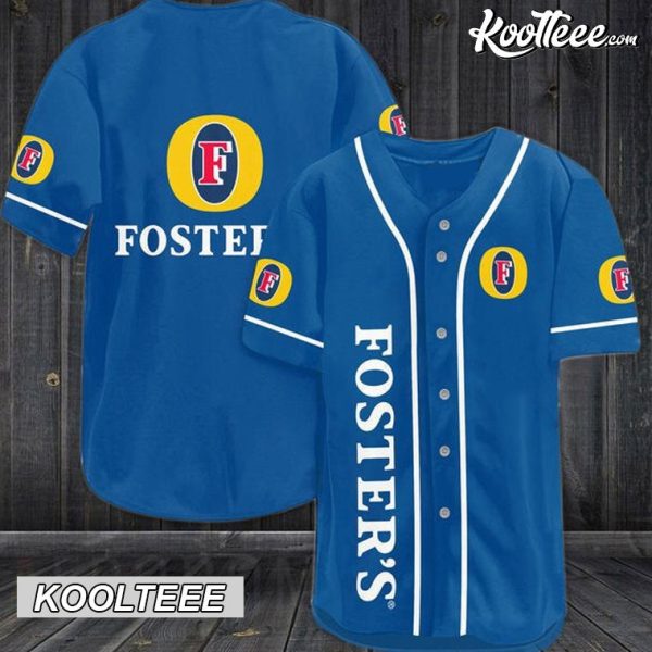 Blue Foster’s Lager Baseball Jersey