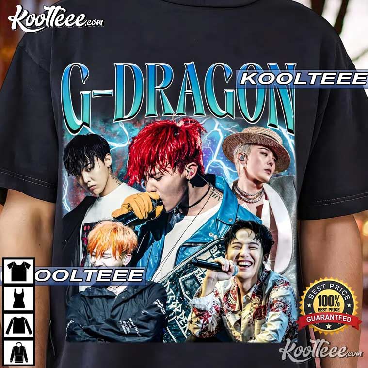 G-Dragon Kwon Ji Yong VIP Fan Merch T-Shirt G-Dragon Kwon Ji Yong VIP Fan Merch T-Shirt