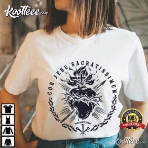 Sacred Heart Of Jesus Cor Jesu Sacratissimum T Shirt (2)