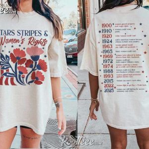 Stars Stripes And Women’s Rights Independence Day Feminist T-Shirt Stars Stripes And Women’s Rights Independence Day Feminist T-Shirt