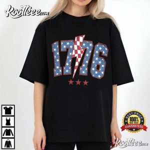 1776 Lighting 4th Of July USA T-Shirt 1776 Lighting 4th Of July USA T Shirt (2)