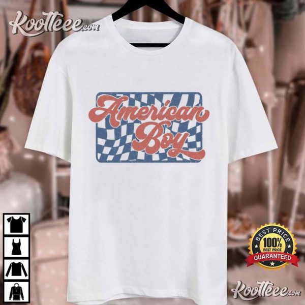 American Boy 4th Of July Independence Day T-Shirt