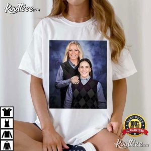 Caitlin Clark Sophie Cunningham Indiana Basketball Step Sisters T Shirt (1)