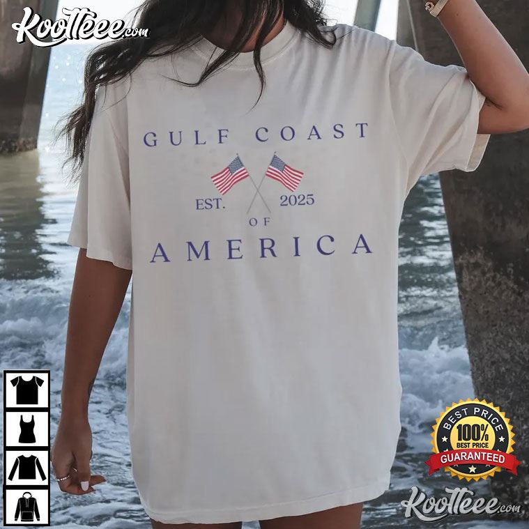 Gulf Coast Of America Patriotic 4th of July USA Flag T-Shirt Gulf Coast Of America Patriotic 4th of July USA Flag T-Shirt