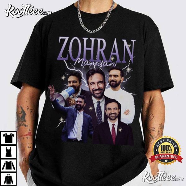 Zohran Mamdani New York Mayor Vintage 90s T-Shirt