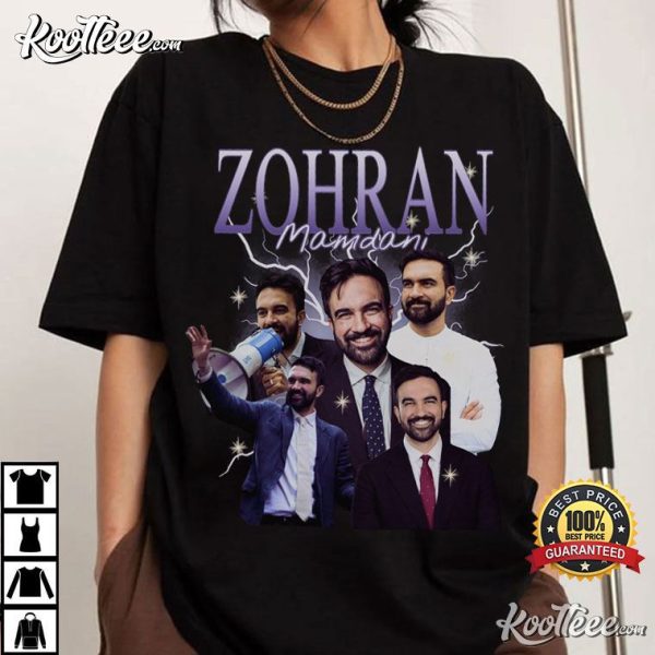 Zohran Mamdani New York Mayor Vintage 90s T-Shirt
