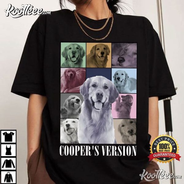 Custom Dog’s Tour Dog’s Version Personalized Photo T-Shirt