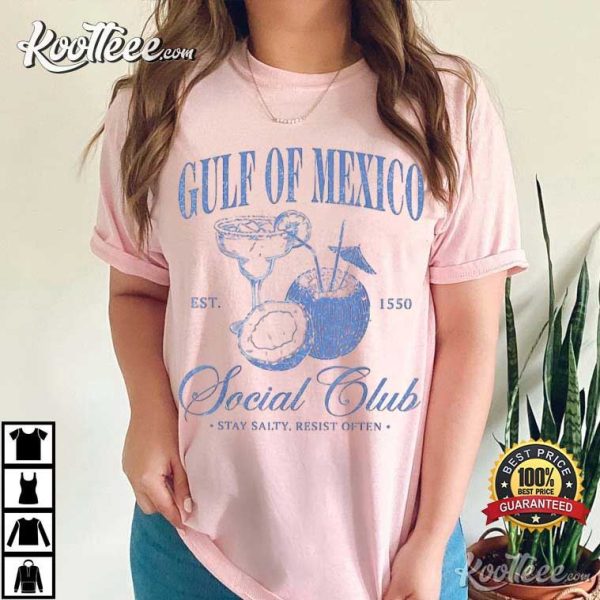 Gulf of Mexico Social Club Est 1550 Stay Salty T-Shirt