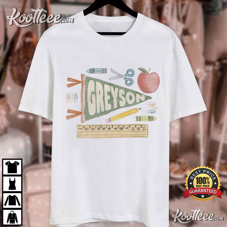 Back To School Supplies Customized Name T-Shirt Back To School Supplies Customized Name T-Shirt