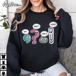 Punctuation Wait What Stop It I Agree Funny Grammar Teacher Gift T Shirt (3)