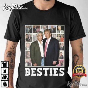 Besties Trump Epstein Anti MAGA Leftist T Shirt (1)