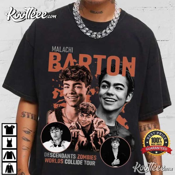 Malachi Barton Disney Descendants Zombies Worlds Collide Tour T-Shirt