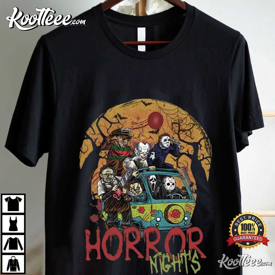 Halloween Horror Nights Vintage Horror Characters T-Shirt Halloween Horror Nights Vintage Horror Characters T-Shirt