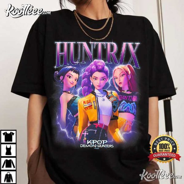 Huntrix KPop Demon Hunters Vintage T-Shirt