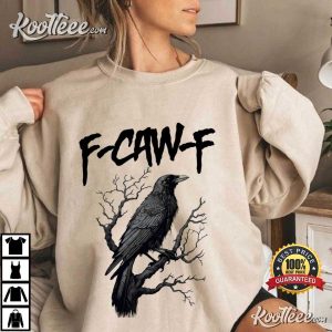 Black Crow F-Caw-F T-Shirt Black Crow F Caw F T Shirt (2)