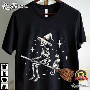 Subtle FDT Halloween Skeleton And Cat T-Shirt Subtle FDT Halloween Skeleton And Cat T Shirt (4)