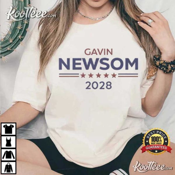 Gavin Newsom 2028 T-Shirt