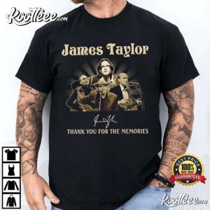 James Taylor Thank You For The Memories 90s Vintage T-Shirt James Taylor Thank You For The Memories 90s Vintage T Shirt (2)