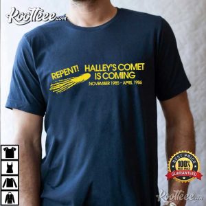Halley's Comet Is Coming Repent Stranger Things T Shirt (2)