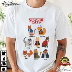 Stranger Cats Stranger Things Gift For Fans T Shirt (1)