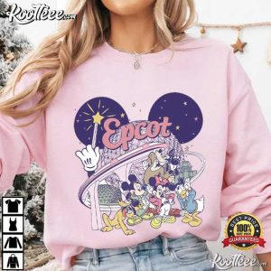 Vintage Disney Epcot Mickey And Friends T Shirt (3)