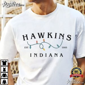 Stranger Things Hawkins Indiana Retro T Shirt (3)