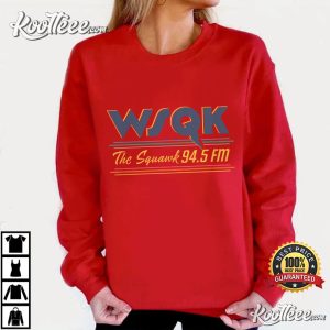 WSQK The Squawk 94.5 Fm Radio Stranger Things T Shirt (1)