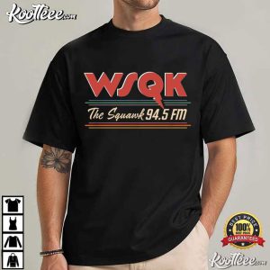 WSQK The Squawk 94.5 Fm Radio Stranger Things T Shirt (2)