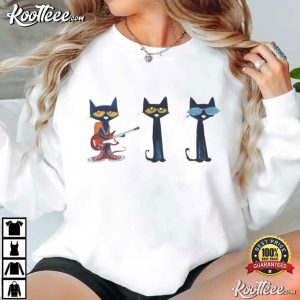 Pete The Cat Cartoon Y2K Graphic T Shirt (4)