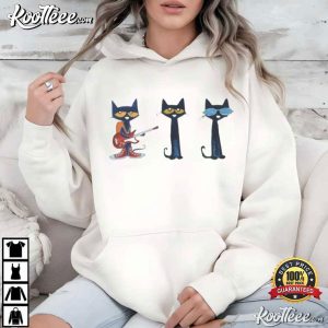 Pete The Cat Cartoon Y2K Graphic T Shirt (2)