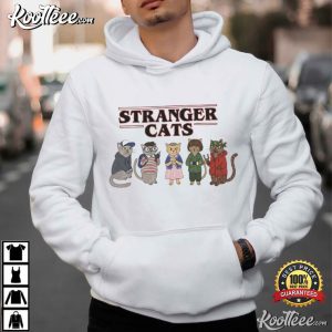 Stranger Things Stranger Cats Funny T Shirt (4)