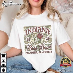 Indiana Rose Bowl Vintage Floral Football Pasadena California T Shirt (4)