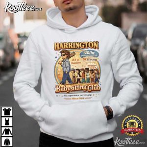 Steve Harrington Babysitter Club Retro 80s Hawkins ST5 T-Shirt Steve Harrington Babysitter Club Retro 80s Hawkins ST5 T Shirt (4)