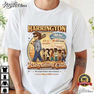 Steve Harrington Babysitter Club Retro 80s Hawkins ST5 T Shirt (1)