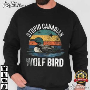 Stupid Canadian Wolf Bird Heated Rivalry Hockey Romance T-Shirt Stupid Canadian Wolf Bird Heated Rivalry Hockey Romance T Shirt (4)