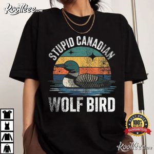 Stupid Canadian Wolf Bird Heated Rivalry Hockey Romance T-Shirt Stupid Canadian Wolf Bird Heated Rivalry Hockey Romance T Shirt (2)