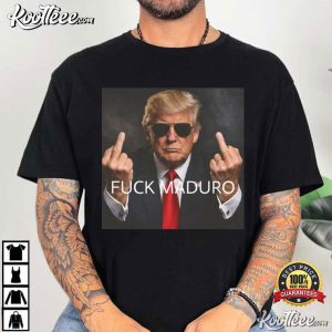 Fuck Maduro Donald Trump Middle Finger Political Protest T Shirt (1)