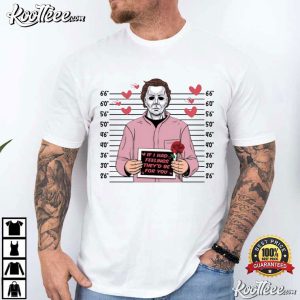 Horror Characters Sarcastic Valentines Day Gift T-Shirt